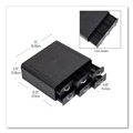 Perforated Roll & Hand Towels | Mind Reader TRY6PC-BLK 14 in. x 12.25 in. x 4.75 in. 2-Tier 6-Drawer Single Serve Coffee Pod Drawer - Black image number 5