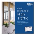 Perforated Roll & Hand Towels | Kleenex 02046 Convenience 9.2 in. x 9.4 in. Multi-Fold Paper Towels - White (150/Pack, 8 Packs/Carton) image number 10