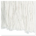Mop Heads | Boardwalk BWK2024REA #24 Cut-End Rayon Wet Mop Head - White image number 2