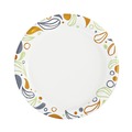 Plates | Boardwalk BWKDEER6PLT 6 in. Diameter Coated/Soak Proof Deerfield Printed Paper Plates - Multicolor (250/Pack, 4 Packs/Carton) image number 0