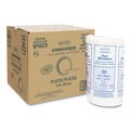 Plates | Dart 9PWCR 9 in. Diameter Concorde Foam Plate - White (500/Carton) image number 0