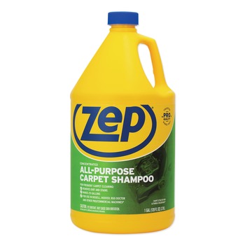 Zep Commercial ZUCEC128 1 Gallon Bottle Concentrated All-Purpose Carpet Shampoo - Unscented