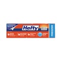 Resealable Bags | Hefty 00R88079 7 in. x 8 in. 32 oz. Slider Stand and Fill Freezer Storage Bags - Clear (35/Box) image number 3