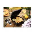 Disposable Spoons | Pactiv Corp. YMWSSE Meadoware Medium Heavy Weight Soup Spoon Cutlery - Black (1,000/Carton) image number 2