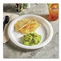 Plates | Chinet 81209 9 in. Heavyweight Plastic Plates - White (125/Pack, 4 Packs/Carton) image number 3