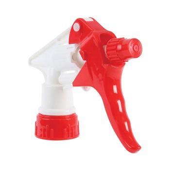 SPRAYERS AND PUMPS | Boardwalk 511264 8 in. Tube Trigger Sprayer for 16 - 24 oz. Bottles - Red/White (24/Carton)