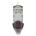 Soap Dispensers | Dial Professional DIA 03922 5.1 in. x 4 in. x 12.3 in. 1 Liter Manual Liquid Dispenser - Smoke image number 3