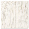 Mop Heads | Boardwalk BWK2024CEA #24 Cut-End Cotton Wet Mop Head - White image number 4