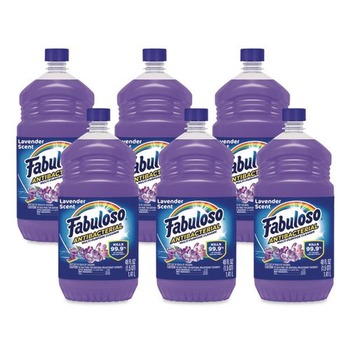 Fabuloso MX07172A 48 oz. Bottle Antibacterial Multi-Purpose Cleaner - Lavender Scent (6/Carton)