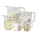 Cups | Rubbermaid Commercial FG321700CLR 2 qt. Bouncer Measuring Cup - Clear image number 3