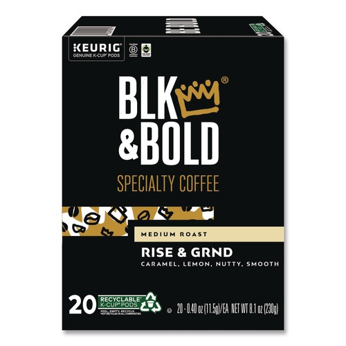 Coffee - Caffeinated | Keurig 5000372407 Rise and GRND 0.41 oz. K-Cups (20/Box) image number 0