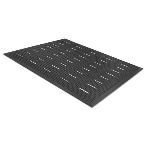 Floor Mats | Guardian 34030401 36 x 48 Free Flow Comfort Utility Floor Mat - Black image number 0
