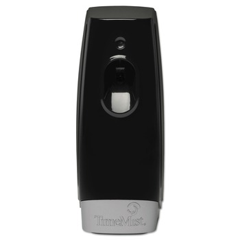 TimeMist 1047811 3.5 in. x 3.5 in. x 8.25 in. Settings Metered Air Freshener Dispenser - Black (6/Carton)