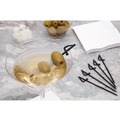 Perforated Roll & Hand Towels | AmerCareRoyal RP147BK 6 in. Plastic Sword Picks - Black (10000/Carton) image number 3