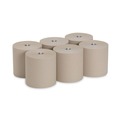 Perforated Roll & Hand Towels | Georgia Pacific Professional 26480 7.87 in. x 1000 ft. 1-Ply Hardwound Nonperforated Paper Towel Roll - Brown (6 Rolls/Carton) image number 0