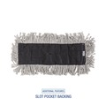 Mop Heads | Boardwalk BWK1618 18 in. x 5 in. Disposable Cotton Dust Mop Head image number 3