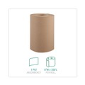 Perforated Roll & Hand Towels | Windsoft WIN108 8 in. x 350 ft. 1-Ply Hardwound Roll Towels - Natural (12 Rolls/Carton) image number 2