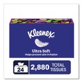 Facial Tissues | Kleenex 54315 Ultra Soft 3-Ply Facial Tissue - White (6/Carton) image number 2