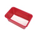 Office Boxes & Bins | Storex 62407U05C 12.28 in. x 7.95 in. x 5.23 in. Cubby Bin with Lid - Red (5/Pack) image number 1