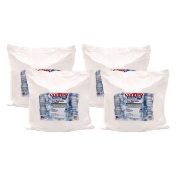  | 2XL TXL L101 1-Ply 6 x 8 Antibacterial Gym Wipes Refill - Unscented/White (4/Carton)