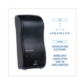 Soap Dispensers | Boardwalk SH900SBBW 5.5 in. x 4 in. x 12 in. 900 mL Bulk Fill Soap Dispenser - Black image number 5