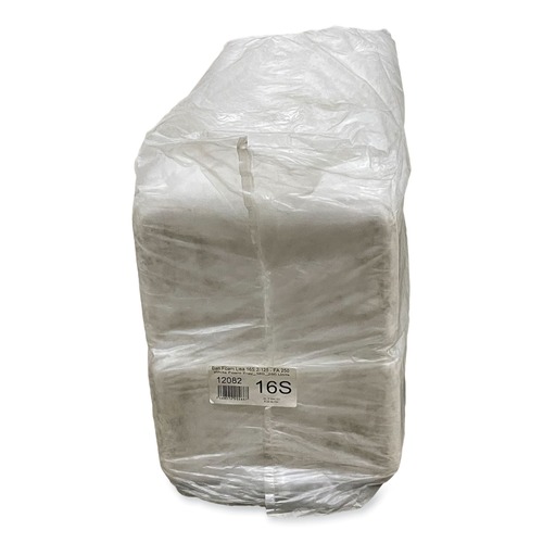Food Containers & Lids | GEN 16SWH 11.63 in. x 7.25 in. x 0.54 in. #16S Meat Trays - White (250/Carton) image number 0
