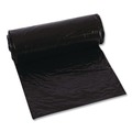 Low-Density Trash Bags | Trinity Plastics 100486 23 in. x 46 in. 45 gal. 1.6 mil Flat Pack Low-Density Can Liners - Black (100/Carton) image number 2