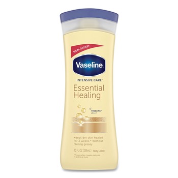 Vaseline CB077007 10 oz. Intensive Care Essential Healing Body Lotion with Vitamin E (6/Carton)