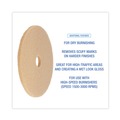 Floor Pads-Cleaning, Buffing & Polishing | Boardwalk BWK4020ULT 20 in. Diameter Burnishing Floor Pads - Tan (5/Carton) image number 4