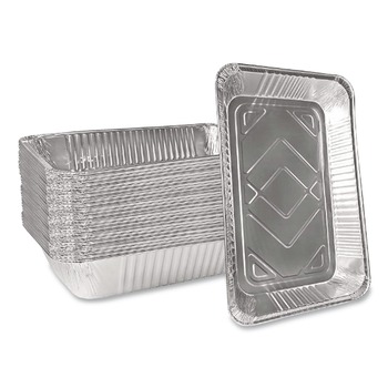 PRODUCTS | Handi-Foil 201900 12.19 in. x 20.75 in. 60 Gauge Full-Size Deep Aluminum Steam Table Pans (50/Carton)