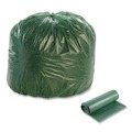 Repro Trash Bags | Stout by Envision G3340E11 Controlled Life-Cycle 33 in. x 40 in. 1.1 mil. 33 Gallon Plastic Trash Bags - Green (40/Box) image number 1