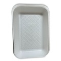 Food Containers & Lids | GEN 2DWH 8.56 in. x 6.1 in. x 1.2 in. No. 2D Foam Meat Trays - White (500/Carton) image number 2