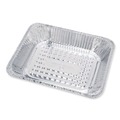 Steam Table Parts | Handi-Foil 321-00-100 10.38 in. x 12.75 in. x 2.56 in. Aluminum Steam Table Pans (100/Carton) image number 2