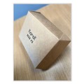 Food Containers & Lids | GEN KS10122 Reclosable 76 oz. Paper Take-Out Box - Kraft (200/Carton) image number 3