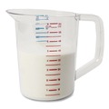 Cups | Rubbermaid Commercial FG321700CLR 2 qt. Bouncer Measuring Cup - Clear image number 2