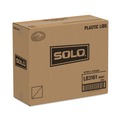 Cup Lids | SOLO LB3161-00007 Lift Back and Lock Tab Lids for 10 oz. - 24 oz. Paper Cups - White (1000/Carton) image number 3