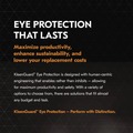 Safety Glasses | Ansell KCC20387 V60 30-06 Dual Readers Safety Glasses - Black Polycarbonate Frame, Clear Polycarbonate Lens (6/Box) image number 2
