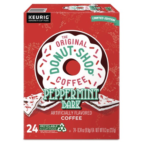 Coffee - Caffeinated | The Original Donut Shop 5000355565 K-Cup Pods - Peppermint Bark (24/Box) image number 0