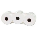 Perforated Roll & Hand Towels | Universal UNV35720 16 lbs. 1/2 in. Core 2-1/4 in. x 150 ft. Adding Machine/Calculator Roll - White (3/Pack) image number 1