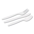 Cutlery Kits | Dixie CM168 Tray with Plastic Forks/Knives/Spoons Combo Pack - White (168/Box) image number 5
