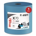 Perforated Roll & Hand Towels | WypAll 41611 X70 12.4 in. x 12.2 in. Cloths - Jumbo, White (870/Roll, 1 Roll/Carton) image number 1