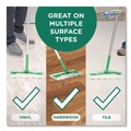 Mop Heads | Swiffer 80810204 Sweep and Mop 12.4 in. x 2.95 in. 2-in-1 Dry/Wet Floor Mopping and Sweeping Kit - Silver Plastic Handle (6/Carton) image number 5