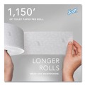 Toilet Tissues | Scott 07006 Essential Coreless JRT Septic Safe 1150 ft. 2 Ply Tissues - White (12/Carton) image number 4