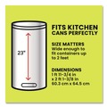 Drawstring & Kitchen Bags | Glad 70320 ForceFlex MaxStrength 24 in. x 28 in. 13 Gallon Tall Kitchen Drawstring Trash Bags - Fresh Clean Scent/White (204/Carton) image number 2