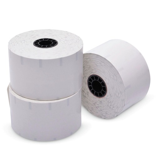 Labels | PM Company ICX90232634 2.28 in. x 350 ft. Sticky Media - White (12 Rolls/Carton) image number 0