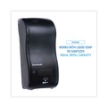 Soap Dispensers | Boardwalk SH900SBBW 5.5 in. x 4 in. x 12 in. 900 mL Bulk Fill Soap Dispenser - Black image number 4