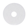 Floor Pads-Cleaning, Buffing & Polishing | Boardwalk BWK4013WHI 13 in. Diameter Polishing Floor Pads - White (5/Carton) image number 0