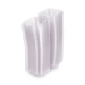 Food Containers & Lids | Eco-Products EP-LC6 6 in. x 6 in. x 3 in. Renewable and Compostable Plastic Clamshell Hinged Food Containers - Clear (240/Carton) image number 0