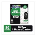 Floor Dusters & Accessories | Swiffer 80314634 10.3 in. x 7.8 in. Heavy-Duty Dry Refill Cloths - White (80/Carton) image number 3