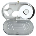 Toilet Tissue Dispensers | Bobrick B-2892 20.81 in. x 5.31 in. x 11.38 in. Jumbo Toilet Tissue 2 Roll Dispenser - Satin-Finish Stainless Steel image number 3